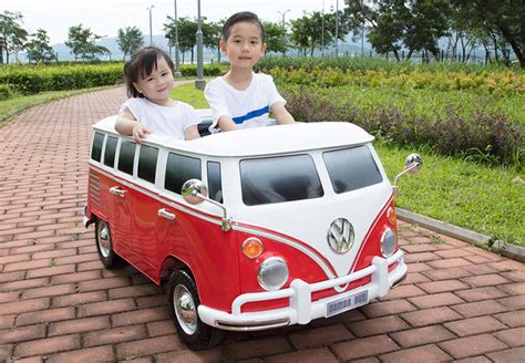 electric bus in a box for kids|Volkswagen Bus Electric Ride.